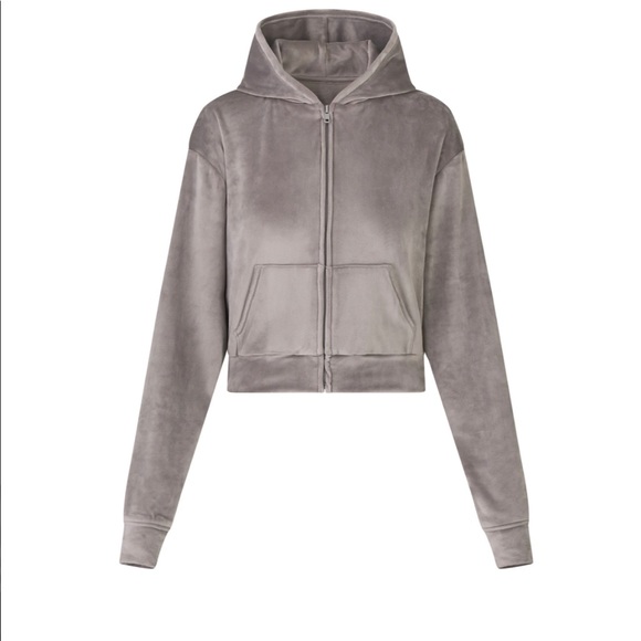 SKIMS Tops - SKIMS Velour Hoodie - new w/ tags